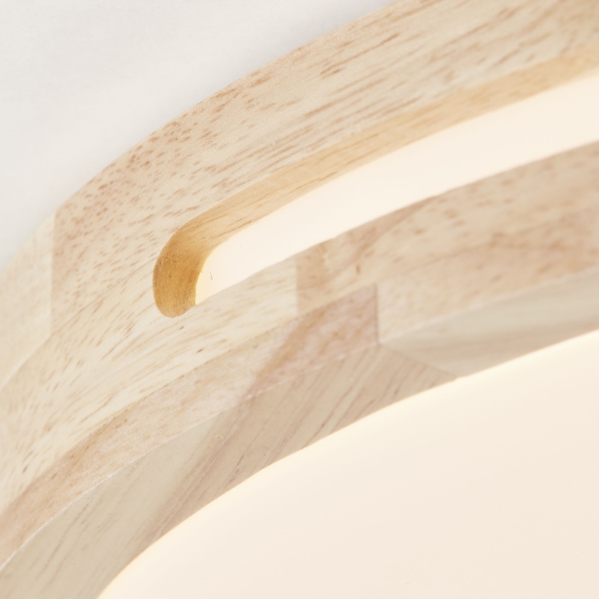Brilliant - LED Pritemdomas lubinis šviestuvas WOODBURY LED/24W/230V diametras 39 cm Kietmedis - FSC sertifikuota