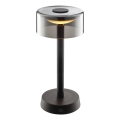 Brilliant - LED reguliuojama įkraunama jutiklinė lauko stalo lempa RAZOR LED/2,5W/5V 2700K 2600 mAh IP44 juoda