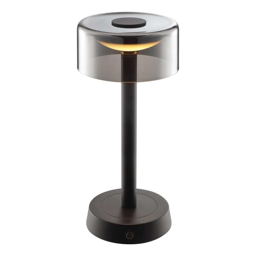 Brilliant - LED reguliuojama įkraunama jutiklinė lauko stalo lempa RAZOR LED/2,5W/5V 2700K 2600 mAh IP44 juoda
