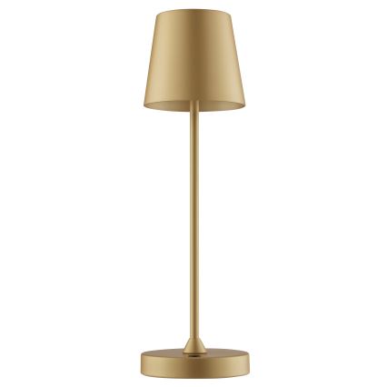 Brilliant - LED Dimeriuojama įkraunama jutiklinė lauko stalo lempa ELORA LED/2,5W/5V 2700K 2600 mAh IP44 auksinė