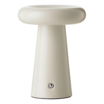 Brilliant - LED reguliuojama jutiklinė stalinė lempa MUFFIN LED/3W/5V USB 2600 mAh IP44 kreminė