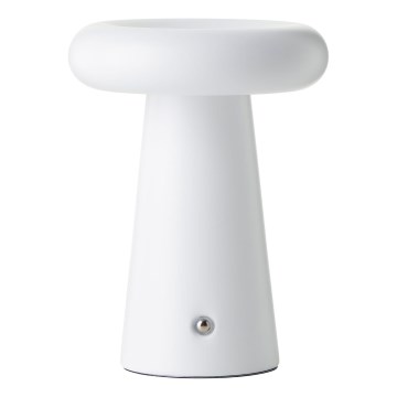 Brilliant - LED reguliuojama lietimui jautri lauko stalinė lempa MUFFIN LED/3W/5V USB 2600 mAh IP44 balta