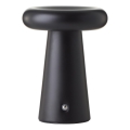 Brilliant - LED reguliuojama lietimui jautri lauko stalinė lempa MUFFIN LED/3W/5V USB 2600 mAh IP44 juoda