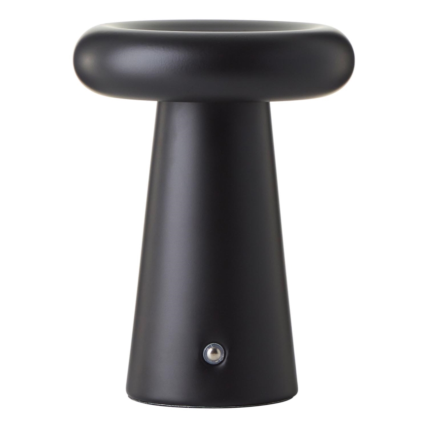 Brilliant - LED reguliuojama lietimui jautri lauko stalinė lempa MUFFIN LED/3W/5V USB 2600 mAh IP44 juoda