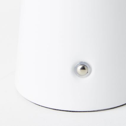 Brilliant - LED reguliuojama lietimui jautri lauko stalinė lempa MUFFIN LED/3W/5V USB 2600 mAh IP44 balta