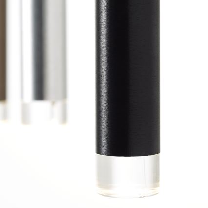 Brilliant - reguliuojamas LED pakabinamas šviestuvas ant laido CEMBALO LED/60W/230V matinis chromas/juoda/ruda