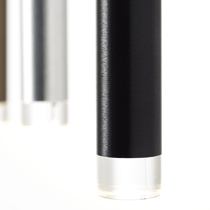 Brilliant - reguliuojamas LED pakabinamas šviestuvas ant laido CEMBALO LED/60W/230V matinis chromas/juoda/ruda