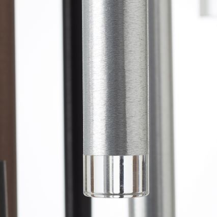 Brilliant - LED dimeriuojamas pakabinamas šviestuvas ant laido CEMBALO LED/70W/230V matinis chromas/juoda/ruda