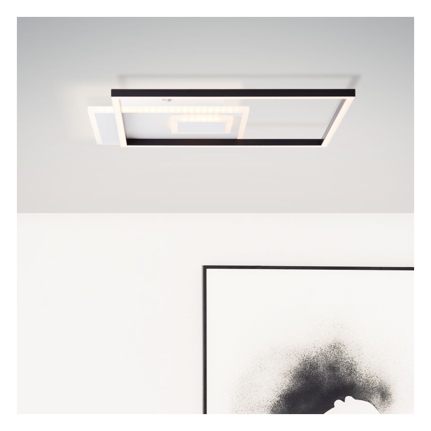 Brilliant - LED Pritemdomas lubinis šviestuvas IORGO LED/40W/230V 3000K 43,5x43,5 cm balta/juoda