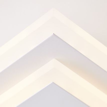 Brilliant - LED Pritemdomas lubinis šviestuvas IORGO LED/40W/230V 3000K 43,5x43,5 cm balta/juoda