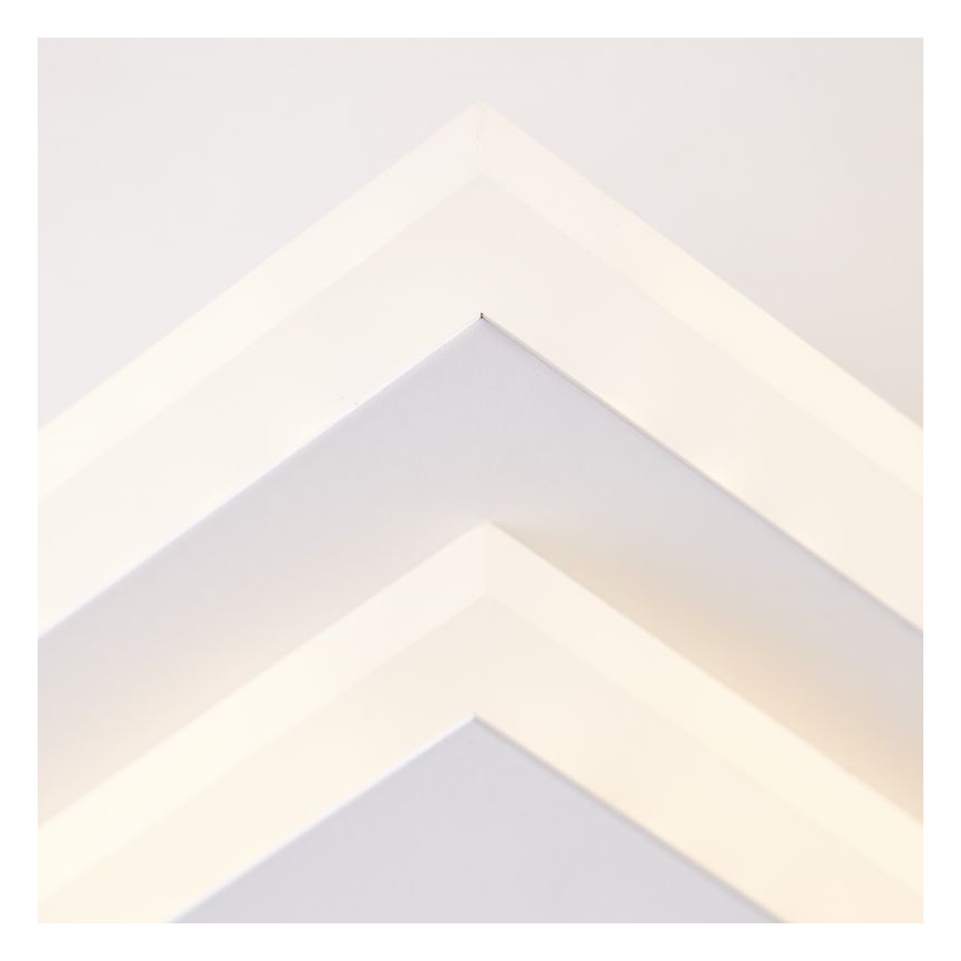 Brilliant - LED Pritemdomas lubinis šviestuvas IORGO LED/40W/230V 3000K 43,5x43,5 cm balta/juoda