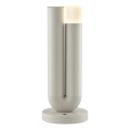 Brilliant - LED reguliuojamo ryškumo įkraunama jutiklinė lauko stalinė lempa SAYU LED/2,5W/5V 2700K 2600 mAh IP44 pilka