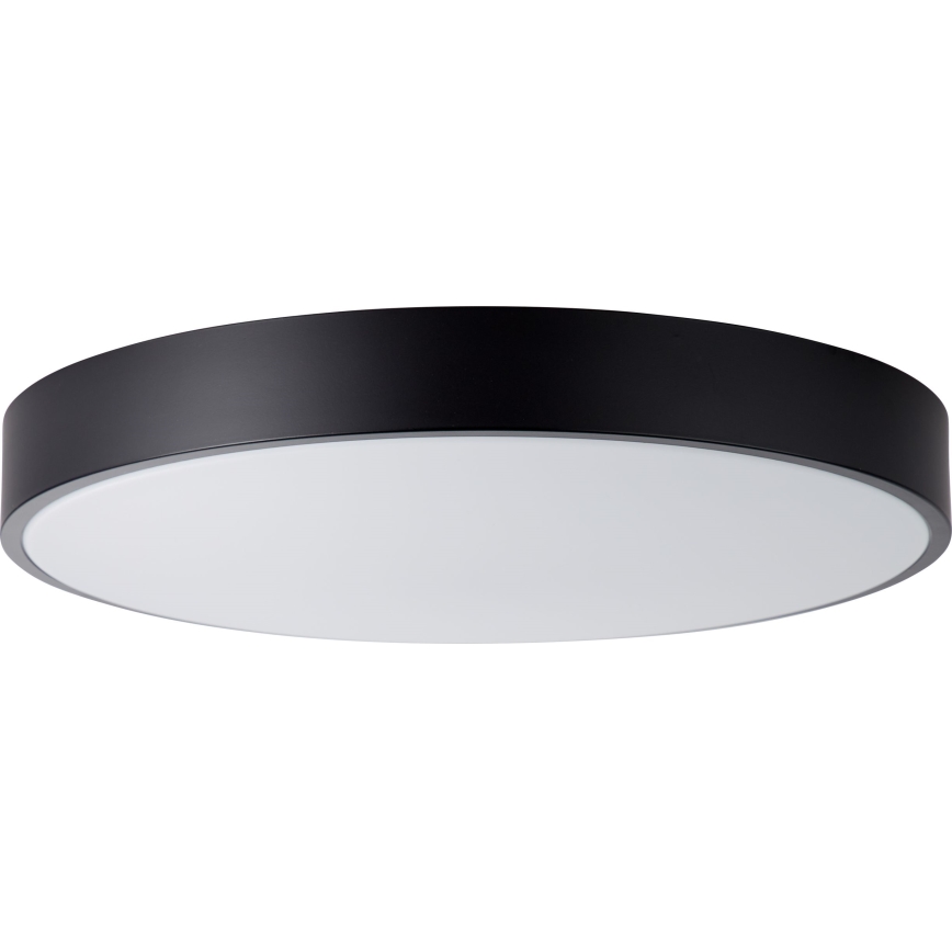 Brilliant - dimeriuojamas LED lubinis šviestuvas SLIMLINE LED/60W/230V 3000-6500K skersmuo 49 cm juodas + su nuotoliniu pulteliu