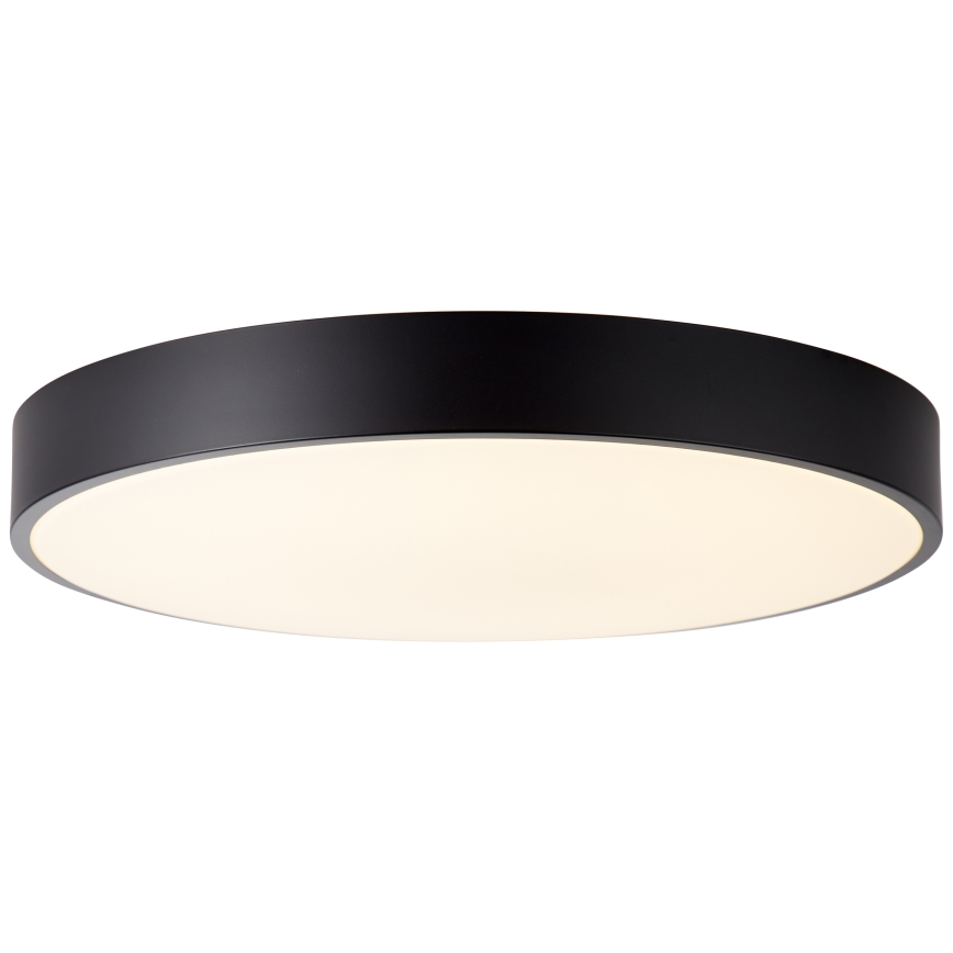 Brilliant - dimeriuojamas LED lubinis šviestuvas SLIMLINE LED/60W/230V 3000-6500K skersmuo 49 cm juodas + su nuotoliniu pulteliu