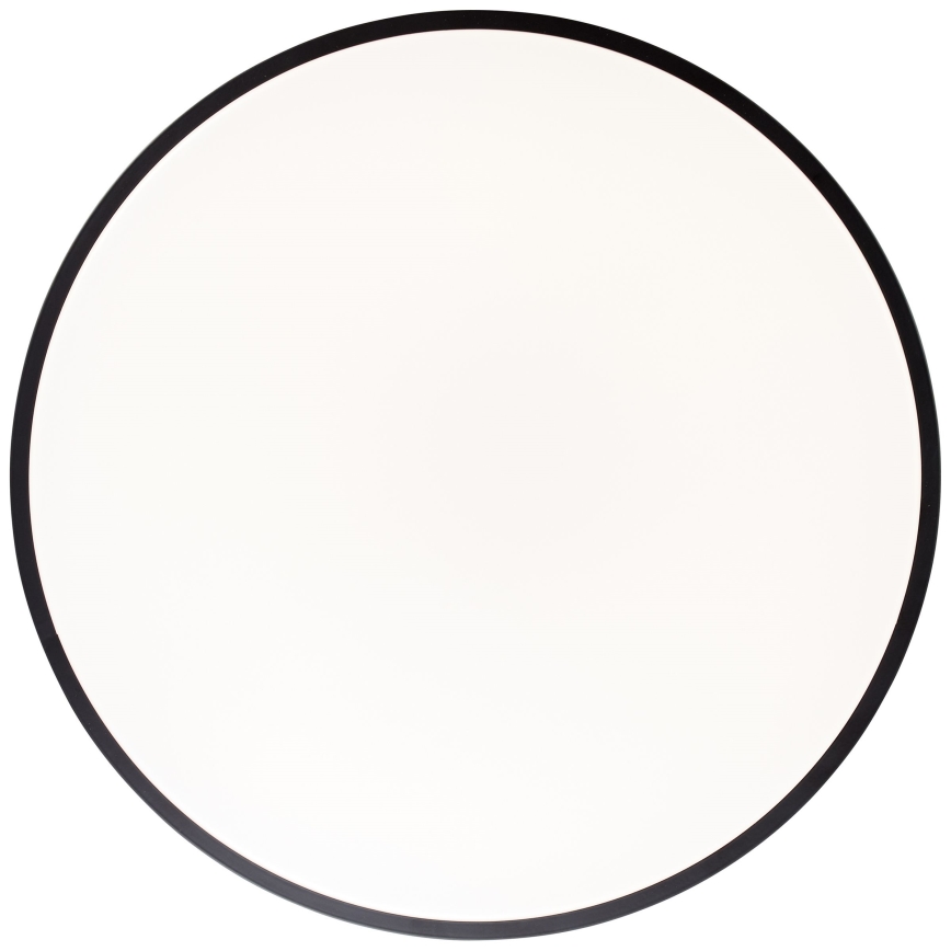 Brilliant - dimeriuojamas LED lubinis šviestuvas SLIMLINE LED/60W/230V 3000-6500K skersmuo 49 cm juodas + su nuotoliniu pulteliu