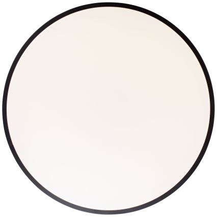 Brilliant - dimeriuojamas LED lubinis šviestuvas SLIMLINE LED/60W/230V 3000-6500K skersmuo 49 cm juodas + su nuotoliniu pulteliu