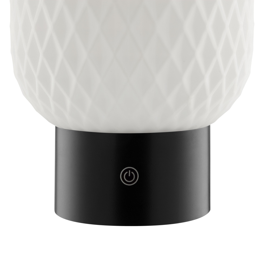 Brilliant - LED RGBW reguliuojamo ryškumo įkraunamas su lietimo valdymu lauko stalinis šviestuvas SARASTRO LED/3W/5V 2700K 1800 mAh IP44 baltas