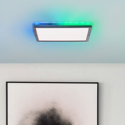 Brilliant - LED RGBW Reguliuojamas lubinis šviestuvas SALTERY LED/20W/230V 3000-6500 + nuotolinio valdymo pultas
