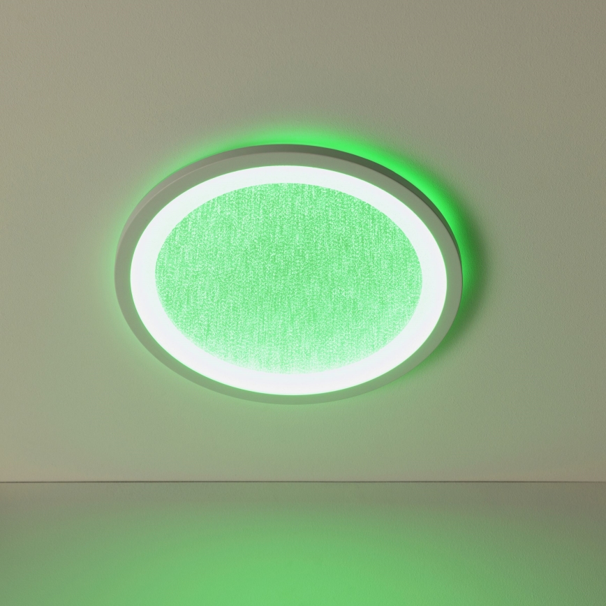 Brilliant - LED RGBW Reguliuojamas lubinis šviestuvas TANIDA LED/22W/230V 3000-6500K+ nuotolinio valdymo pultas