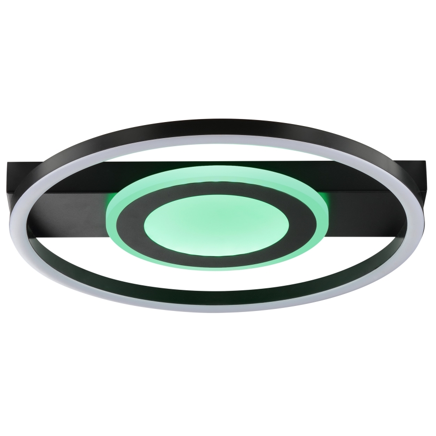 Brilliant - LED RGBW dimeriuojamas lubinis šviestuvas MAUREEN LED/20W/230V 3000-6500K juodas + nuotolinis pultelis