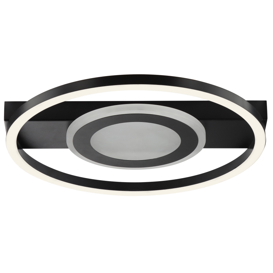 Brilliant - LED RGBW dimeriuojamas lubinis šviestuvas MAUREEN LED/20W/230V 3000-6500K juodas + nuotolinis pultelis