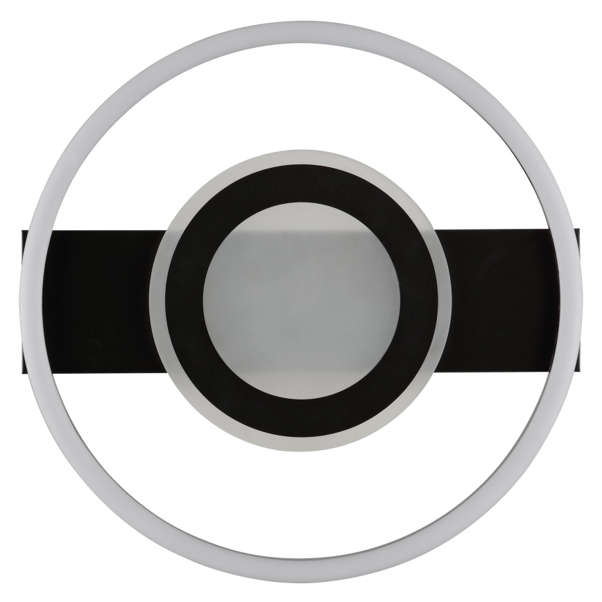 Brilliant - LED RGBW dimeriuojamas lubinis šviestuvas MAUREEN LED/20W/230V 3000-6500K juodas + nuotolinis pultelis