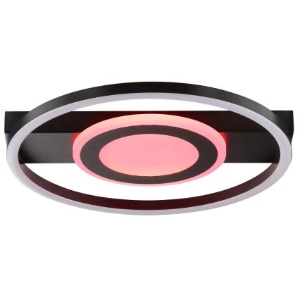 Brilliant - LED RGBW dimeriuojamas lubinis šviestuvas MAUREEN LED/20W/230V 3000-6500K juodas + su nuotoliniu pultu