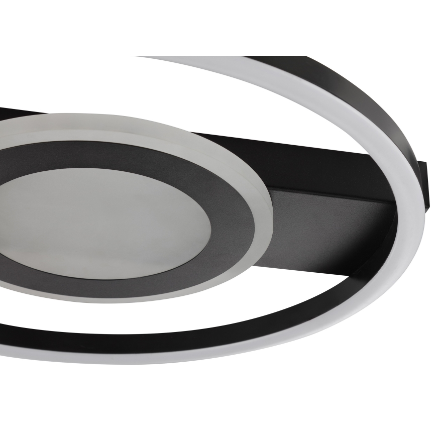 Brilliant - LED RGBW dimeriuojamas lubinis šviestuvas MAUREEN LED/20W/230V 3000-6500K juodas + su nuotoliniu pultu