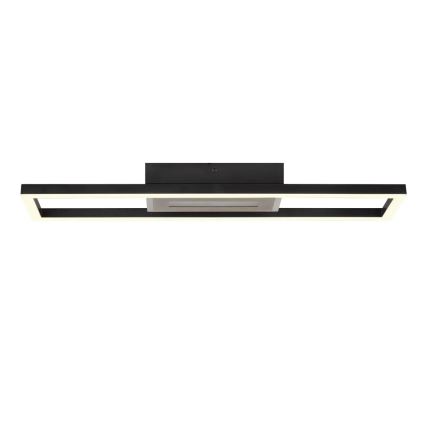 Brilliant - LED RGBW dimeriuojamas lubinis šviestuvas BESSON LED/20W/230V 3000-6500K juodas + nuotolinis valdymas