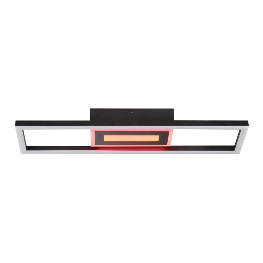 Brilliant - LED RGBW dimeriuojamas lubinis šviestuvas BESSON LED/20W/230V 3000-6500K juodas + nuotolinis valdymas
