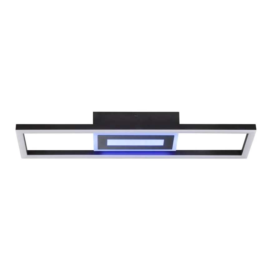 Brilliant - LED RGBW dimeriuojamas lubinis šviestuvas BESSON LED/20W/230V 3000-6500K juodas + nuotolinis valdymas