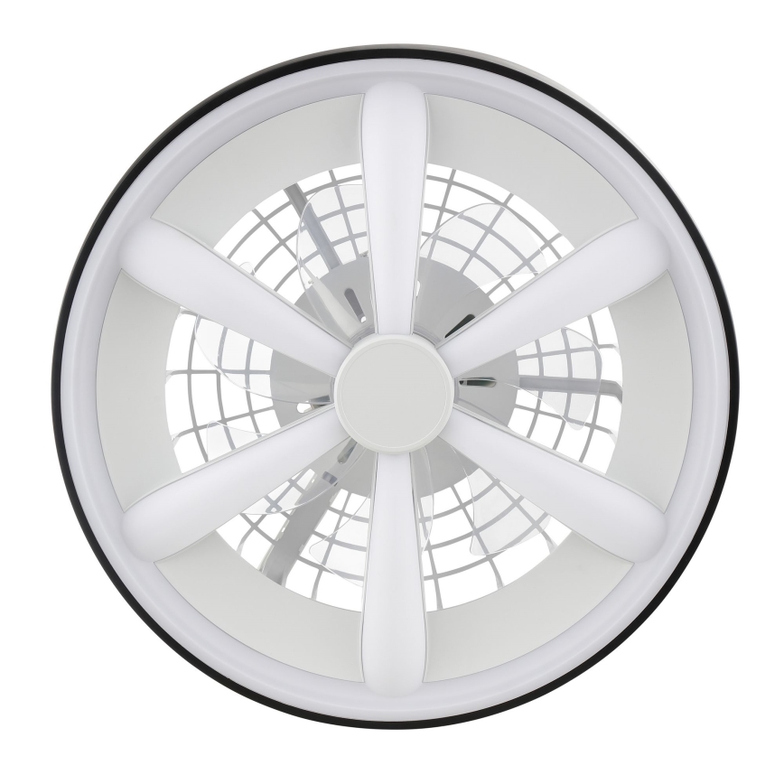 Brilliant - LED RGBW Reguliuojamas lubų ventiliatorius su šviesa GAIANO LED/48W/230V 2700-6500K juodas + nuotolinio valdymo pultas
