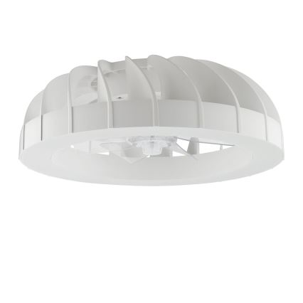 Brilliant - LED RGBW Pritemdomas lubinis ventiliatorius su šviestuvu FANORA LED/30W/230V 2700-6500K diametras 46 cm balta + nuotolinio valdymo pultas