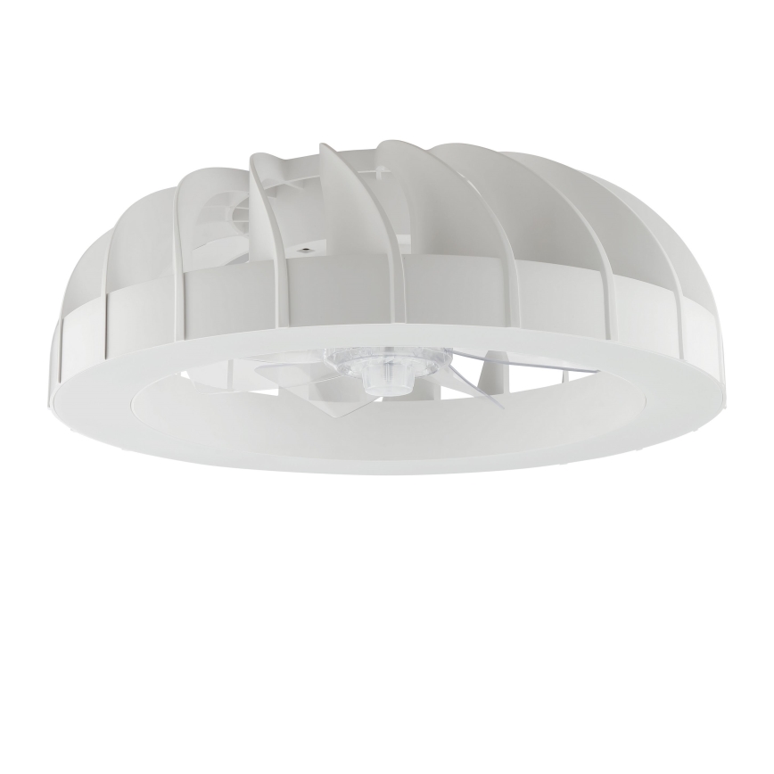 Brilliant - LED RGBW Pritemdomas lubinis ventiliatorius su šviestuvu FANORA LED/30W/230V 2700-6500K diametras 46 cm balta + nuotolinio valdymo pultas