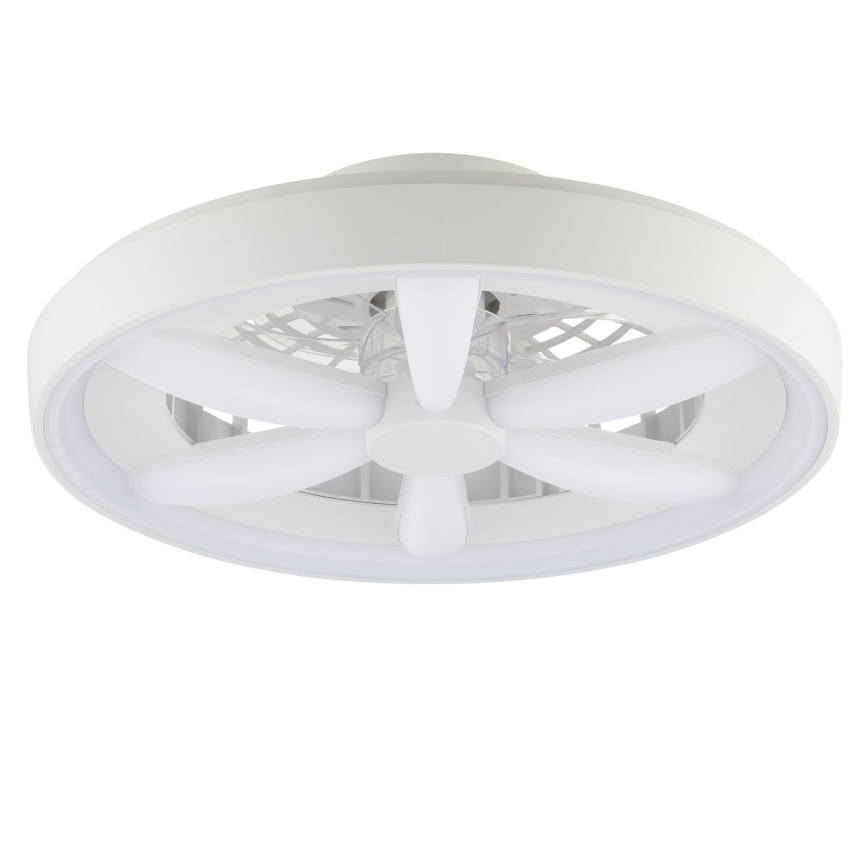 Brilliant - LED RGBW Pritemdomas lubinis ventiliatorius su šviestuvu GAIANO LED/48W/230V 2700-6500K balta + nuotolinio valdymo pultas