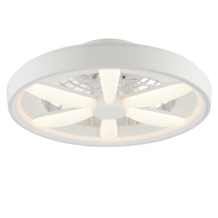 Brilliant - LED RGBW Pritemdomas lubinis ventiliatorius su šviestuvu GAIANO LED/48W/230V 2700-6500K balta + nuotolinio valdymo pultas
