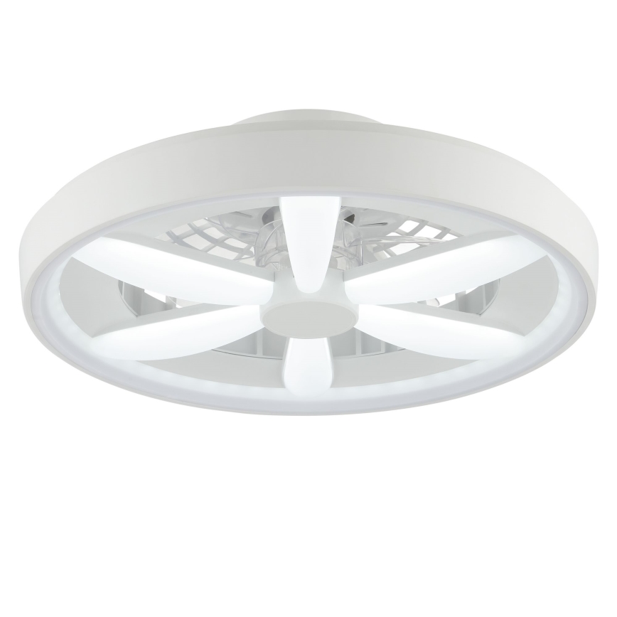 Brilliant - LED RGBW Pritemdomas lubinis ventiliatorius su šviestuvu GAIANO LED/48W/230V 2700-6500K balta + nuotolinio valdymo pultas