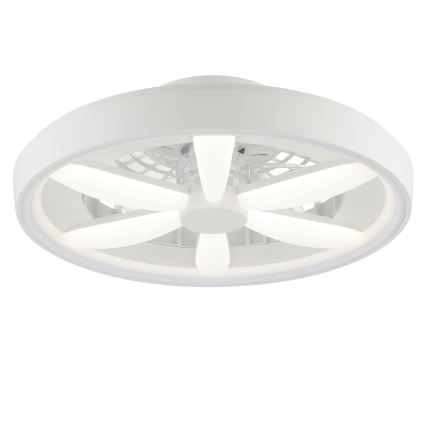 Brilliant - LED RGBW Pritemdomas lubinis ventiliatorius su šviestuvu GAIANO LED/48W/230V 2700-6500K balta + nuotolinio valdymo pultas