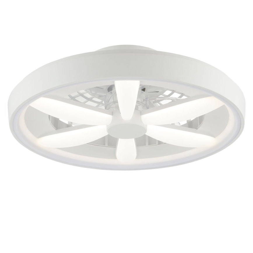 Brilliant - LED RGBW Pritemdomas lubinis ventiliatorius su šviestuvu GAIANO LED/48W/230V 2700-6500K balta + nuotolinio valdymo pultas