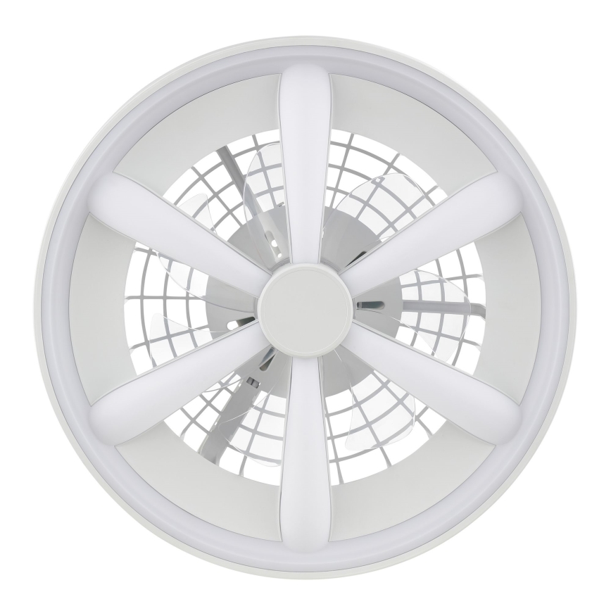 Brilliant - LED RGBW Pritemdomas lubinis ventiliatorius su šviestuvu GAIANO LED/48W/230V 2700-6500K balta + nuotolinio valdymo pultas
