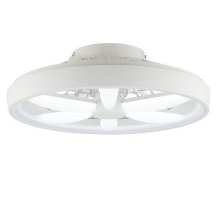 Brilliant - LED RGBW Pritemdomas lubinis ventiliatorius su šviestuvu GAIANO LED/48W/230V 2700-6500K balta + nuotolinio valdymo pultas