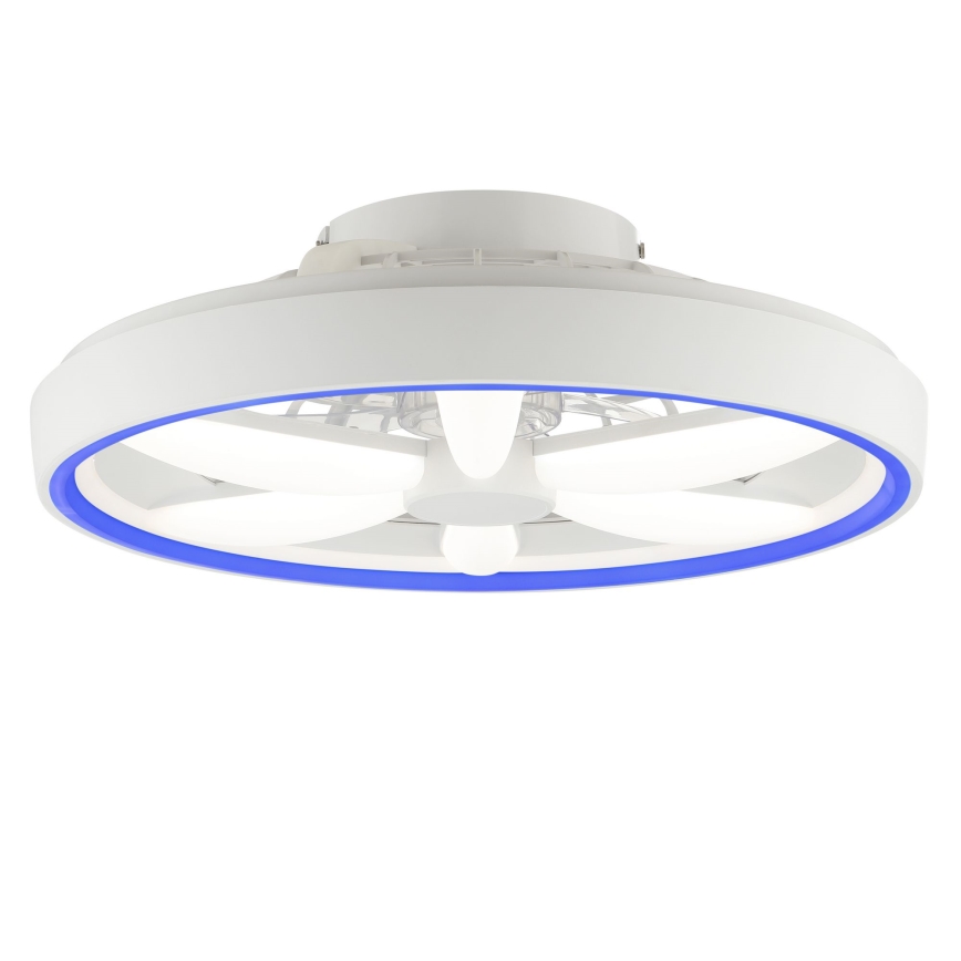 Brilliant - LED RGBW Pritemdomas lubinis ventiliatorius su šviestuvu GAIANO LED/48W/230V 2700-6500K balta + nuotolinio valdymo pultas