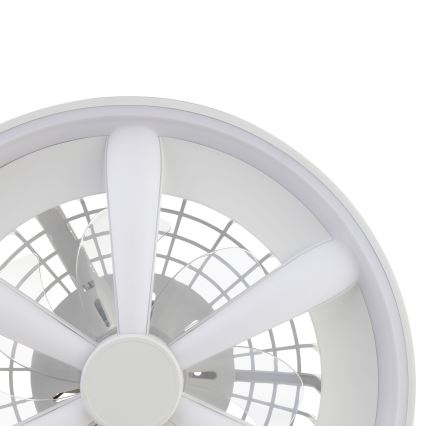 Brilliant - LED RGBW Pritemdomas lubinis ventiliatorius su šviestuvu GAIANO LED/48W/230V 2700-6500K balta + nuotolinio valdymo pultas