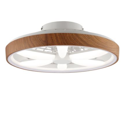 Brilliant - LED RGBW Pritemdomas lubinis ventiliatorius GAIANO LED/24W/230V 2700-6500K diametras 48 cm ruda + nuotolinio valdymo pultas