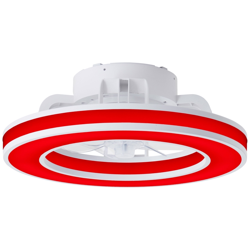 Brilliant - LED RGBW Pritemdomas lubinis ventiliatorius MONDELLO LED/26W/230V 2700-6500K diametras 41,5 cm balta + nuotolinio valdymo pultas