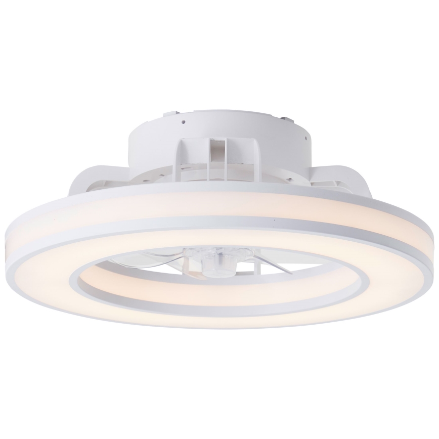 Brilliant - LED RGBW Pritemdomas lubinis ventiliatorius MONDELLO LED/26W/230V 2700-6500K diametras 41,5 cm balta + nuotolinio valdymo pultas