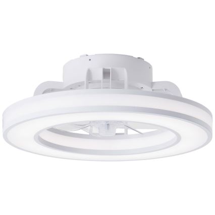 Brilliant - LED RGBW Pritemdomas lubinis ventiliatorius MONDELLO LED/26W/230V 2700-6500K diametras 41,5 cm balta + nuotolinio valdymo pultas