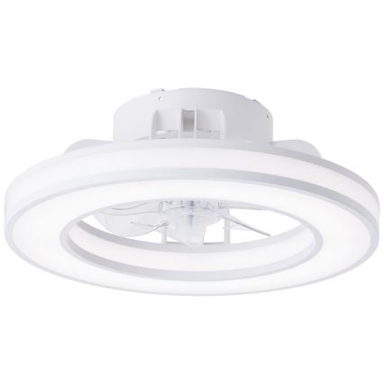 Brilliant - LED RGBW Pritemdomas lubinis ventiliatorius MONDELLO LED/26W/230V 2700-6500K diametras 41,5 cm balta + nuotolinio valdymo pultas