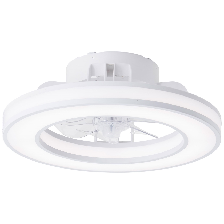 Brilliant - LED RGBW Pritemdomas lubinis ventiliatorius MONDELLO LED/26W/230V 2700-6500K diametras 41,5 cm balta + nuotolinio valdymo pultas