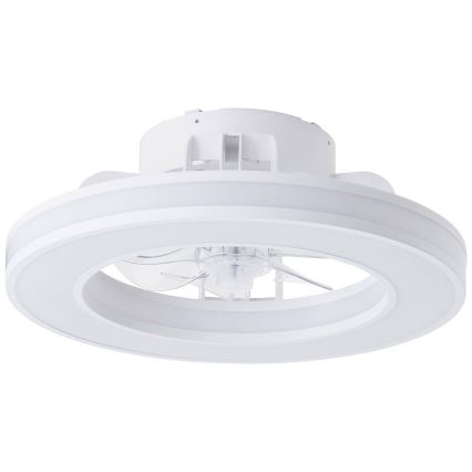 Brilliant - LED RGBW Pritemdomas lubinis ventiliatorius MONDELLO LED/26W/230V 2700-6500K diametras 41,5 cm balta + nuotolinio valdymo pultas